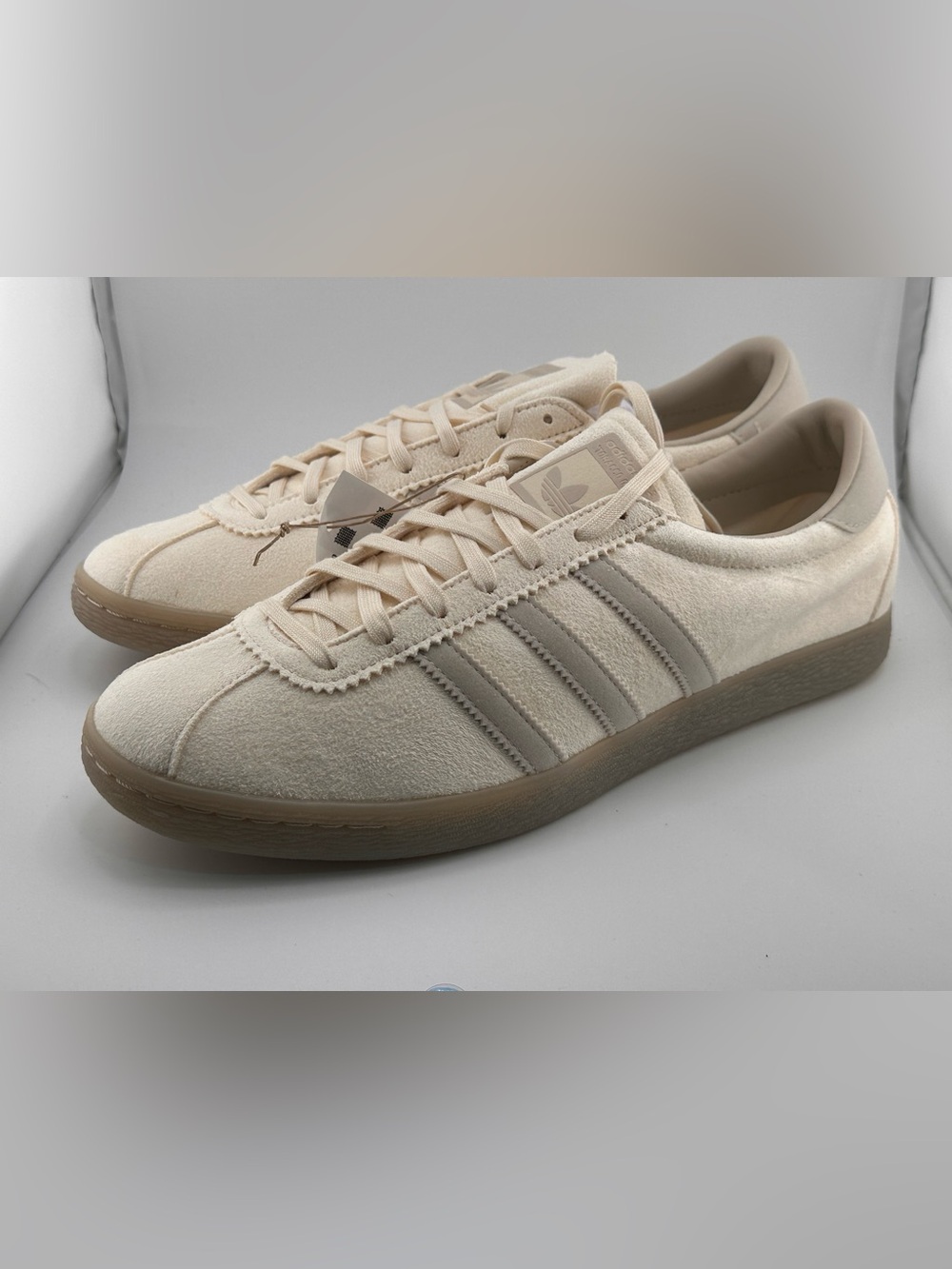 adidas Men’s Cream/Tan Suede Classic Sneakers